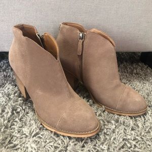 Tan Booties Size 8